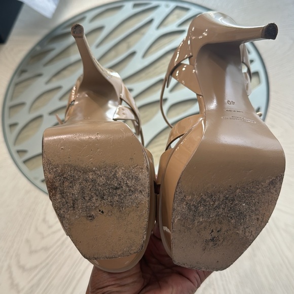 Nude YSL platform heels - Picture 4 of 7